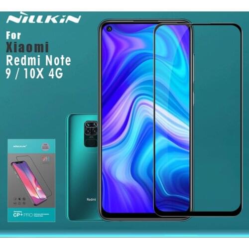 For Xiaomi Redmi Note 9 10X 4G Tempered Glass Screen Protector Nillkin CP+PRO Full Cover Glass
