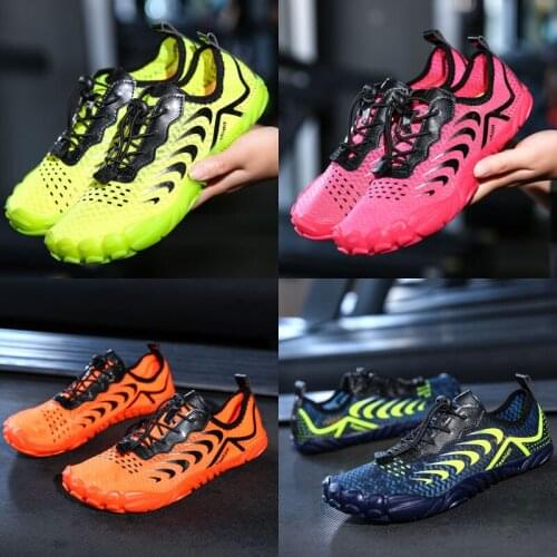 Plus Size 35-46 Men Women Barefoot Shoes Sandals Water Shoes Man Swimming Diving Anti-Skid Mesh Hiking Sneakers Aqua Footwear