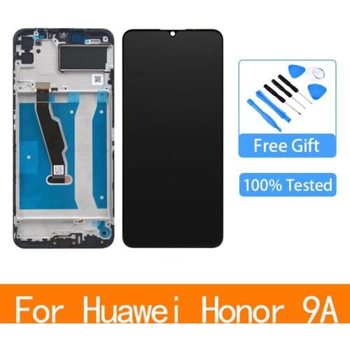 For Huawei Honor 9A LCD Display+Touch Screen No Dead Pixel Tested Screen Replacement On For Huawei Honor 9 A 6.3inch Screen