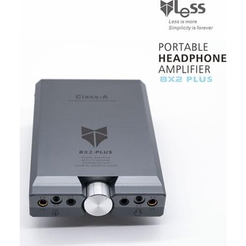 1 PCS Portable LESS BX2 PLUS dual channel output HI END AMP Full balance earphones and headphone amplifier