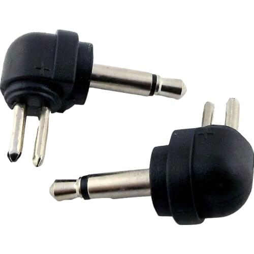 10x Universal 3.5mm Male Mono AC DC 2 Pin Plug Charger Tip Power Adapter Laptop 90 Degree Right Angle Adapter