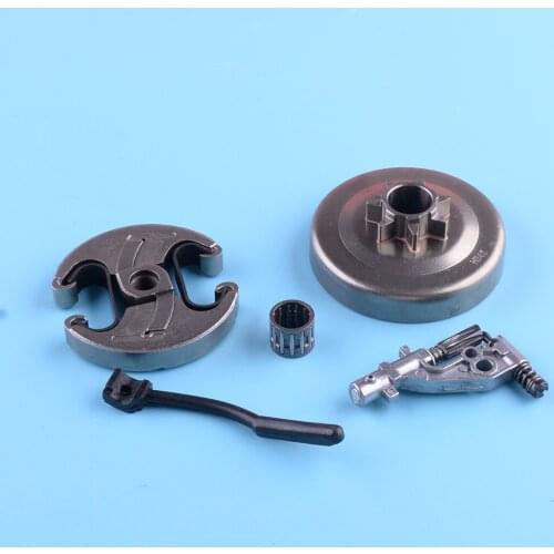 5pcs 7T Clutch Drum Bearing Oil Pump Pressure Line Kit Replacement 537291702 Fit For Husqvarna 455 460 Rancher Chainsaw