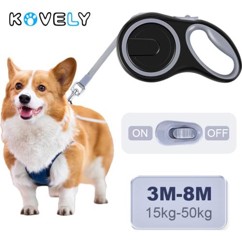 8M Long Strong Pet Leash For Large Dogs Durable Nylon Retractable Big Dog Walking Leash Leads Automatic Extending Dog Leash Rope