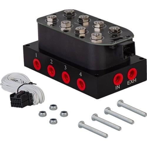 Free Shipping Universal Air Ride Suspension Manifold Valve 1/4 1/8" NPT Fast Air Bag Control fbss (0-300psi)