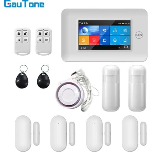 PG106 WIFI+GSM GPRS Wireless Home Security Burglar Alarm System APP Remote Control Alarm Host For Android and iOS