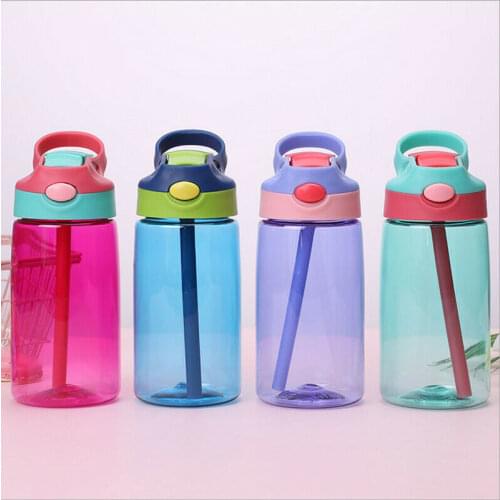 Water Bottle With Straw Kids Drinking Water Bottles For Children Kids Sports Water Bottle Bpa Free Drinkware