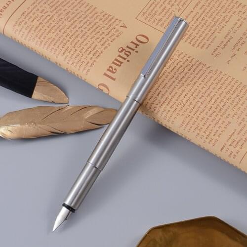 Hot Sale 35 Series Fountain Pen Steel Barrel Airplane Extra Fine Tip Ink Pens Office Business School Writing Calligraphy