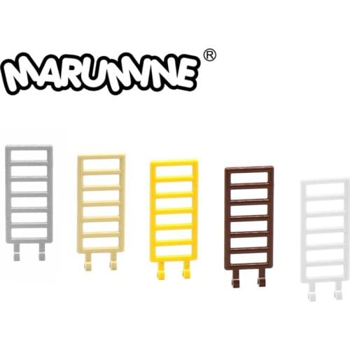 Marumine Moc Blocks Bar 7x3 with Double Clips Bricks 15PCS Compatible With 6020 Building Pieces Assembles Particles Toys
