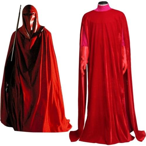 Star Wars Cosplay Royal Guard Red Cosplay Costume Suit Adult Mens Halloween Carnival Cosplay Costume