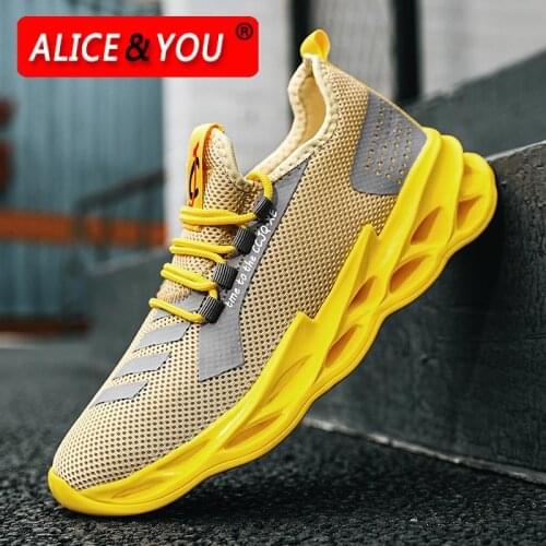 2021 New Trend Blade Sneakers Mens Mesh Casual Shoes Mens Thick-Soled Lightweight Sneakers