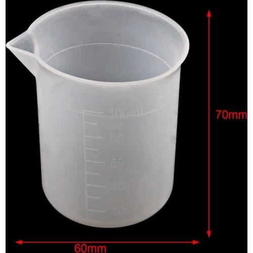Measuring Cup Silicone Resin Glue Tool Jewelry Make DIY Practical Good Grips