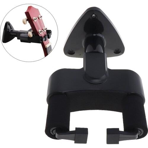 Soft Sponge Guitar Hanger Non-slip Wall Mount Stand Display for Guitars Bass Ukulele Violin and Other String Instruments
