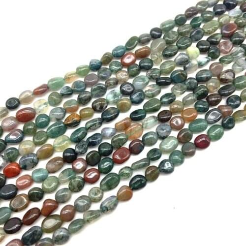 New Bead Natural Colorful Indian Agates Fancy Jaspers Loose Chip Beads Spacer Nugget 6-8 mm Free Form Beads Irregular