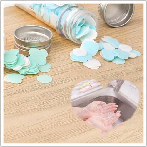 Disposable Hand Washing Tablets Travel Portable Bottled Toilet Soap Paper Practical And Beautiful Brand New And High Quality