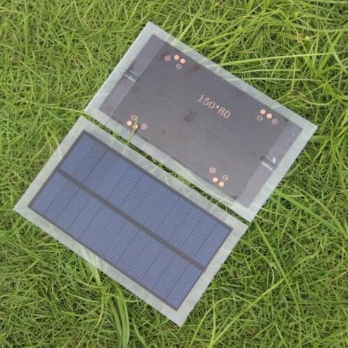 BUHESHUI 1.75W 6V Polycrystalline Solar Cell Solar Panel For Solar Folding Charger/Charging Bag/Backpack Wholesale 100pcs/lot