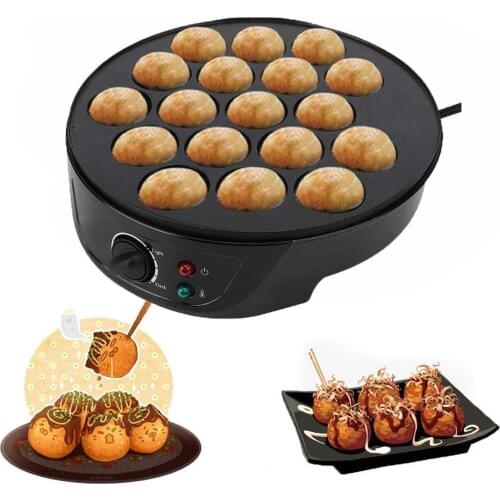 Portable Electric Takoyaki Maker Baking Grill Pan Stove Home Kitchen Tool