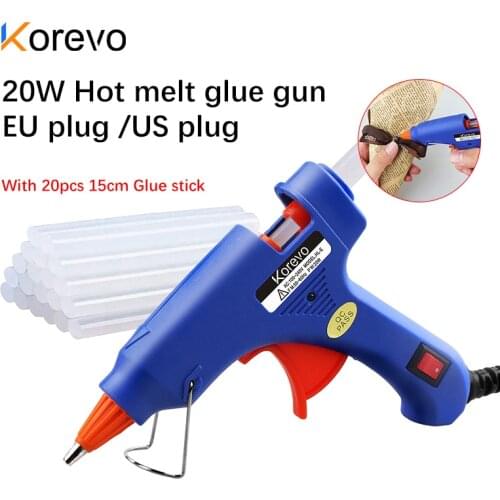 Hot Melt Glue Gun Mini Guns Thermo Electric Heat Temperature Tool 20W/30W Hot Glue Gun for Arts Crafts Home Repair DIY Hand Tool