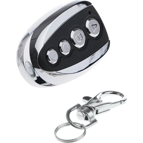 High Quality 1 Pc 433Mhz Universal Auto Car Garage Door Gate Duplicator Cloning Remote Control 4 Buttons