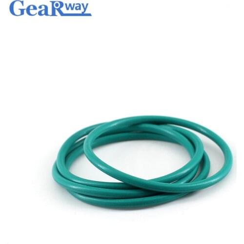 Gearway 1.5mm thickness Fluorine Rubber O Ring Seal Green FKM O Ring Sealing Gasket 45/46/47/48/80/82/85mm OD O Ring Seal Washer