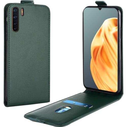 Flip Up and Down Leather Case for OPPO A91 Case PCPM00 CPH2001 Vertical Cover for OPPO A91 A 91 Case Phone Bag