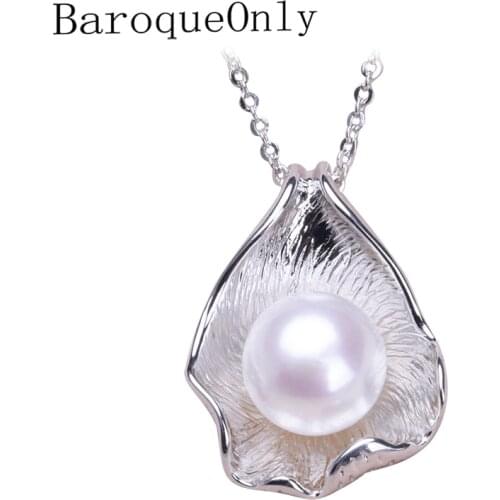 BaroqueOnly Pendant Mountings Women Accessories Female Lady Girls' Jewelry Fashion Pearl Charm Pendant Findings PAT