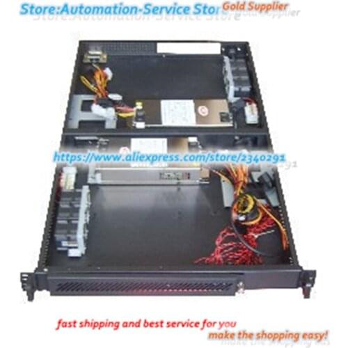 1U J7501B Dual Motherboard Chassis Suitable For 12*9.6 And Motherboards Below