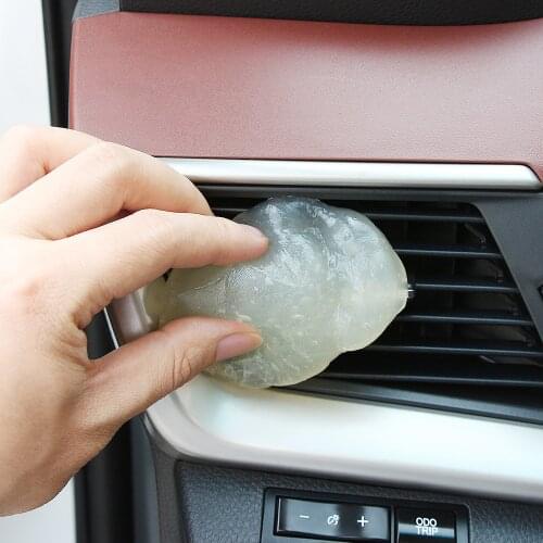 Car Cleaner Glue Panel Air Vent Outlet Dashboard Laptop Home Magic Cleaning Tool Mud Remover Car Gap Dust Dirt Cleaner Soft Gel