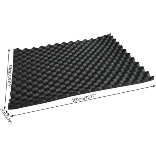 X7AE 100x50cm Car Sound Deadener Mat Noise Insulation Acoustic Dampening Foam Subwoofer Mat