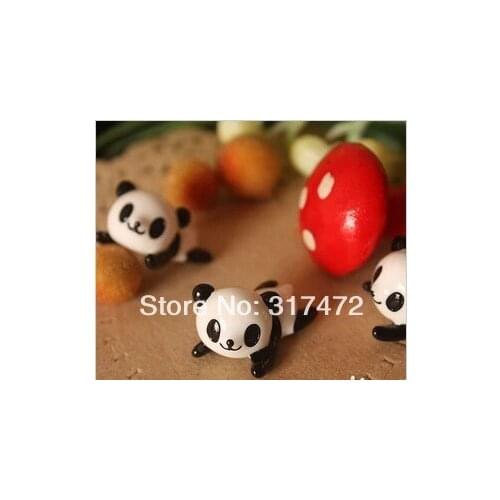 Free mail!!!! DIY Resin lovely panda The glass filler