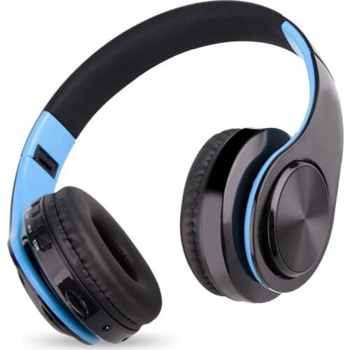 New Wireless Bluetooth Headphones Foldable Headset Stereo Earphones with Mic Support TF Card For Mobile Phone Iphone Xiaomi Mp3