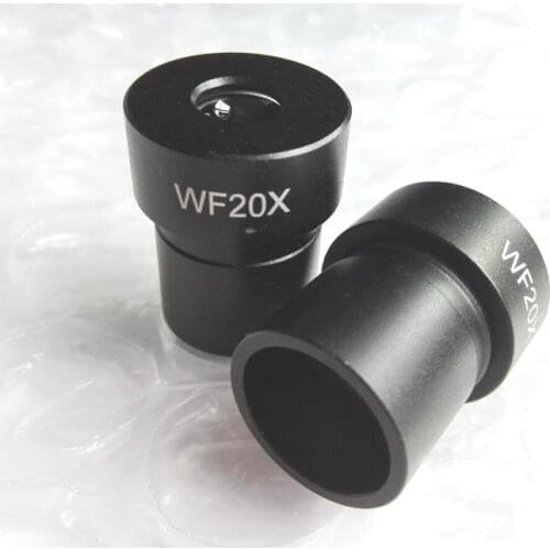 WF20X 10mm Wide Angle Biological Microscope Bio-microscope Optical Eyepiece Lens Mounting Size 23.2mm