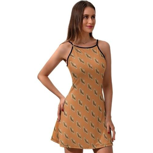 Cute Sphere Summer Dresses With Print
