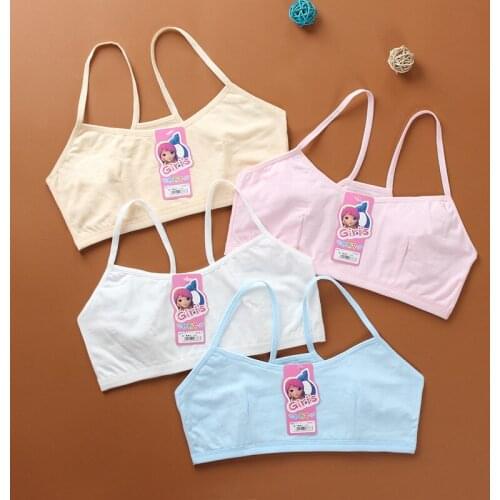 Childrens bra training bra students cotton vest underwear junior students middle school girls bra summer ventilation
