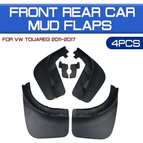 For VW TOUAREG 2007 2008 2009 2010 2011-2019 Car Front Rear Car Mudguards Fender Flares Mud Guard Flap Anti Splash Mudflaps