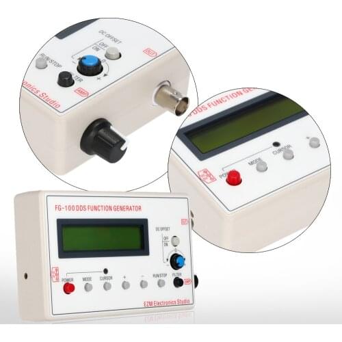 1HZ-500KHZ DDS Functional Signal Generator Sine + Square + Triangle + Sawtooth Waveform