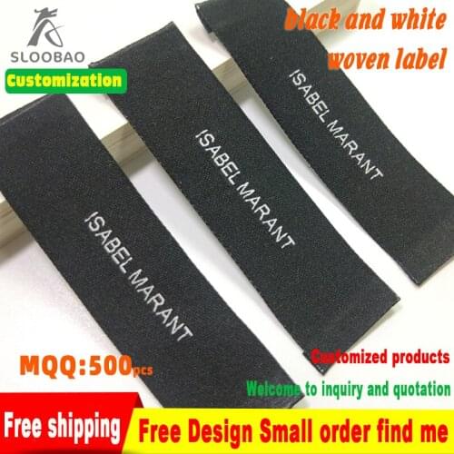 CustomEndFoldWovenLabelsForChildrenClothingSewingLabelWithSoftEdgeFabricTagsForShoesCustomizedBagsTagHighDensityAndDelicate500PC