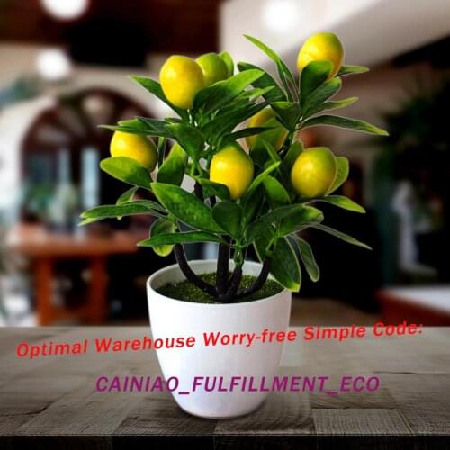Artificial Lemon Plants Potted Fake Plants, Flowers For Home, Party And Garden Decoration Living Rooms Balconies Home Decoration