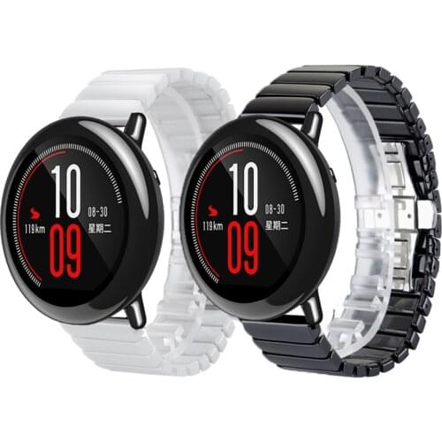 20mm 22mm Ceramic Watch Band Strap for Huami Amazfit PACE Bracelet Belt