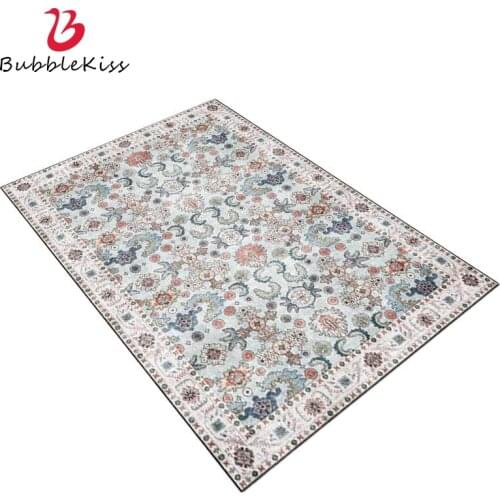 Bubble Kiss Flower Design Carpets For Living Room Home Decor Rugs Floor Door Mat Royal Style Floor Mat Anti Slip Large Delicate