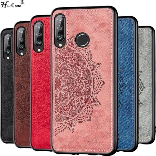 Floral Cloth Soft Case For Huawei P30 Y5 Y6 Y7 Pro Y9 Prime 2019 P Smart Z Plus Fabric Case For Honor 20 8A 10i 10 Lite Cover