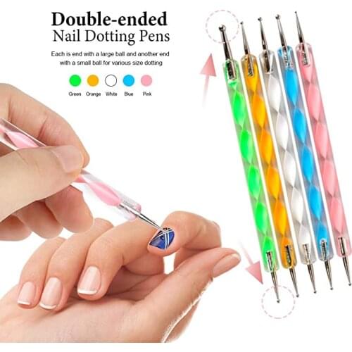 Professional 3 Style Manicure Set Point Drill Set 20 Brushes 2 Drills 10 Color Coil 4 Color Foil Nail Set Nail Accessories TSLM2