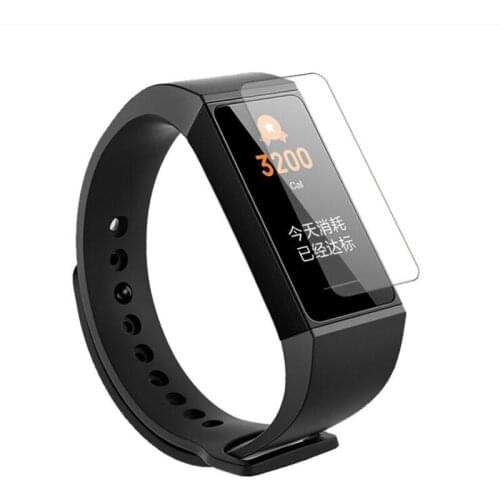 Tempered Glass Clear Protective Film Guard For Xiaomi Redmi Band 4C Smartband Smart Wristband Bracelet Screen Protector Cover