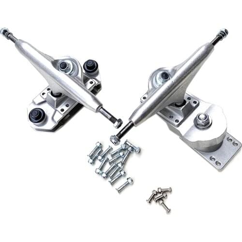 Surf and Rail Adapter Surfskate Truck Fits Any Board , Whole Set 6.25Inch Trucks,C7- + Rear Truck - Rail Adapter