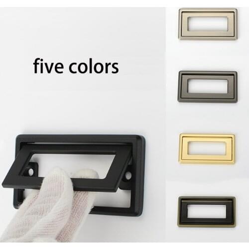 Zinc Alloy Concealed Cabinet Drawer Dresser Door Handle Invisible Pull Hardware Handle Knobs Cosas Para El Hogar Dressers Drawer