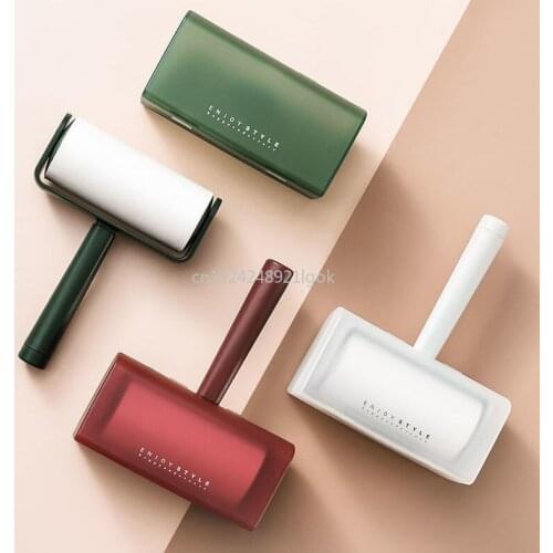 Tearable Household Roller Replacement Sticky Paper Brush Net Celebrity The Same Clothes To Remove Dust and Sticky Hair