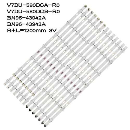 LED Backlight Strip V7DU-580DCA 580DCB-R0 LM41-00516A 00517A S_MU6100_58_FL30_R07 BN96-43942A 43943A for UN58MU6070 UE58MU6100