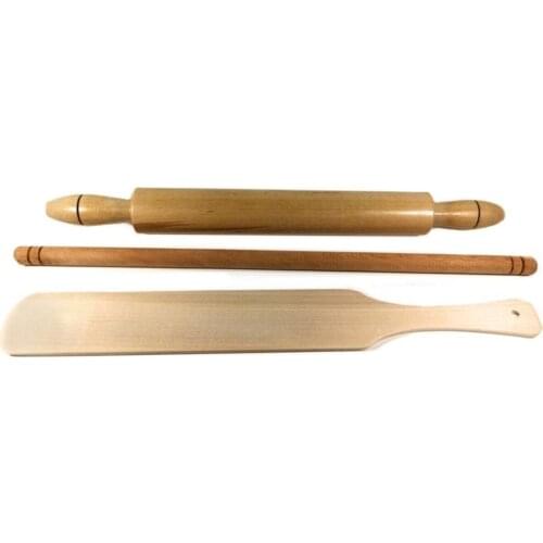 Turkish Wooden Rolling Pin Set 3 Pieces