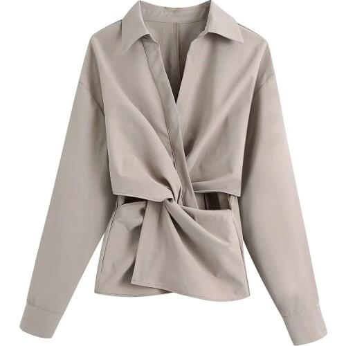 Yenkye Openwork Blouses