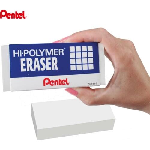 1Pc Japan PENTEL Eraser ZEH-99 Professional Graphics Eraser Super Clean ( Big Size )
