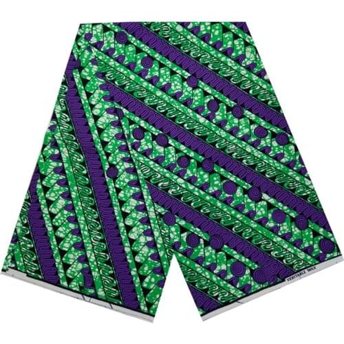 100%Cotton Fabric Real High Quality Ankara Style Wax Prints Fabric 6Yards Veritable African Wax Print Fabrcs For Sewing V-L 8-04